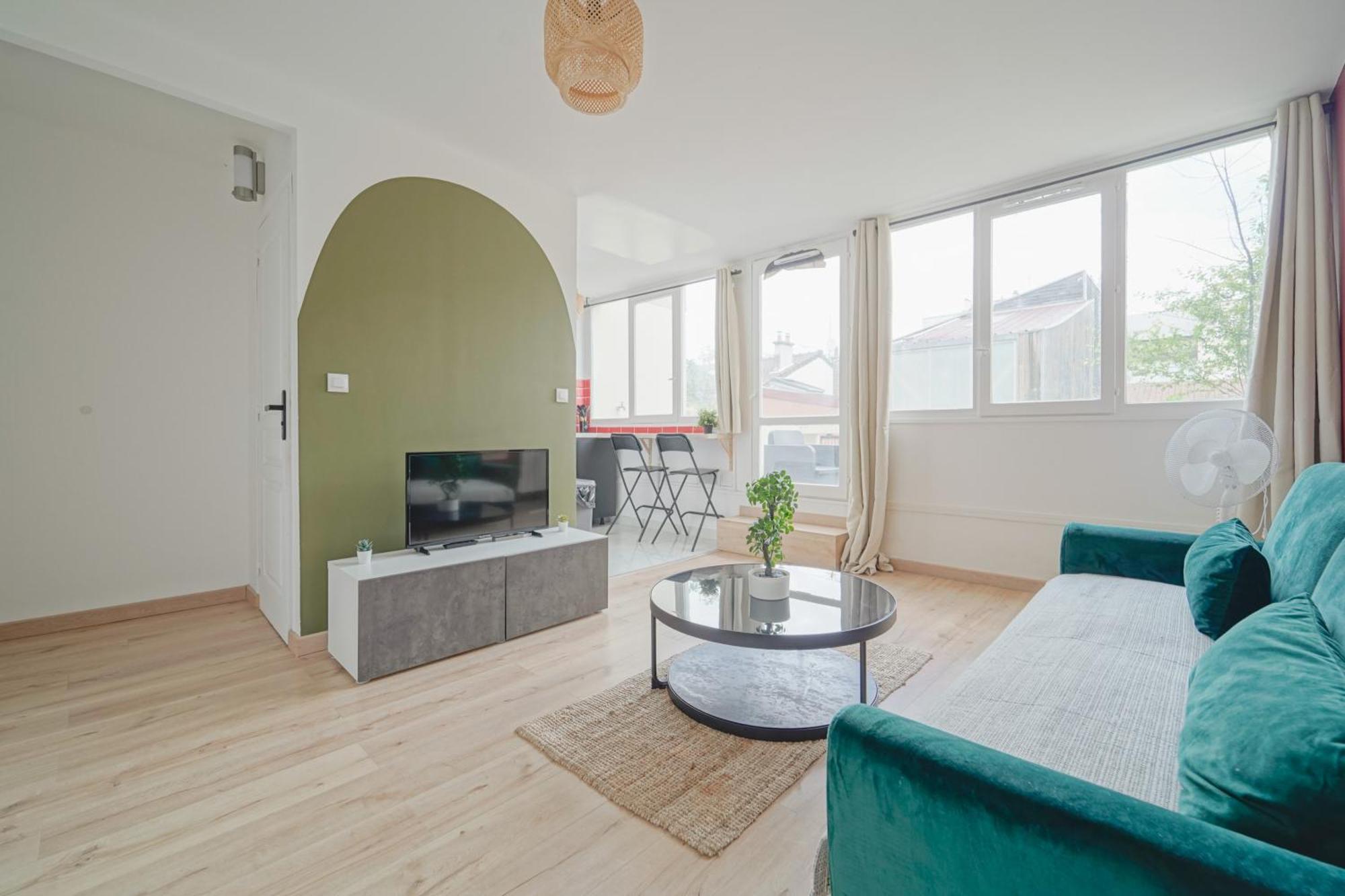 Complete 1Br With Balcony Only 5 Min. On Foot To Metro By Doorman Lejlighed Saint-Ouen  Eksteriør billede