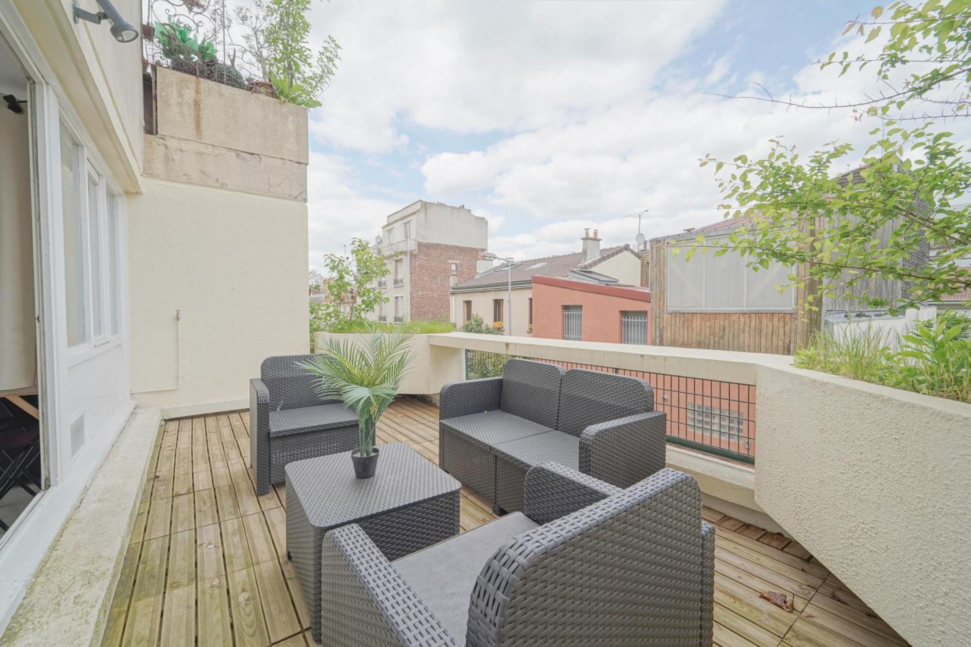 Complete 1Br With Balcony Only 5 Min. On Foot To Metro By Doorman Lejlighed Saint-Ouen  Eksteriør billede